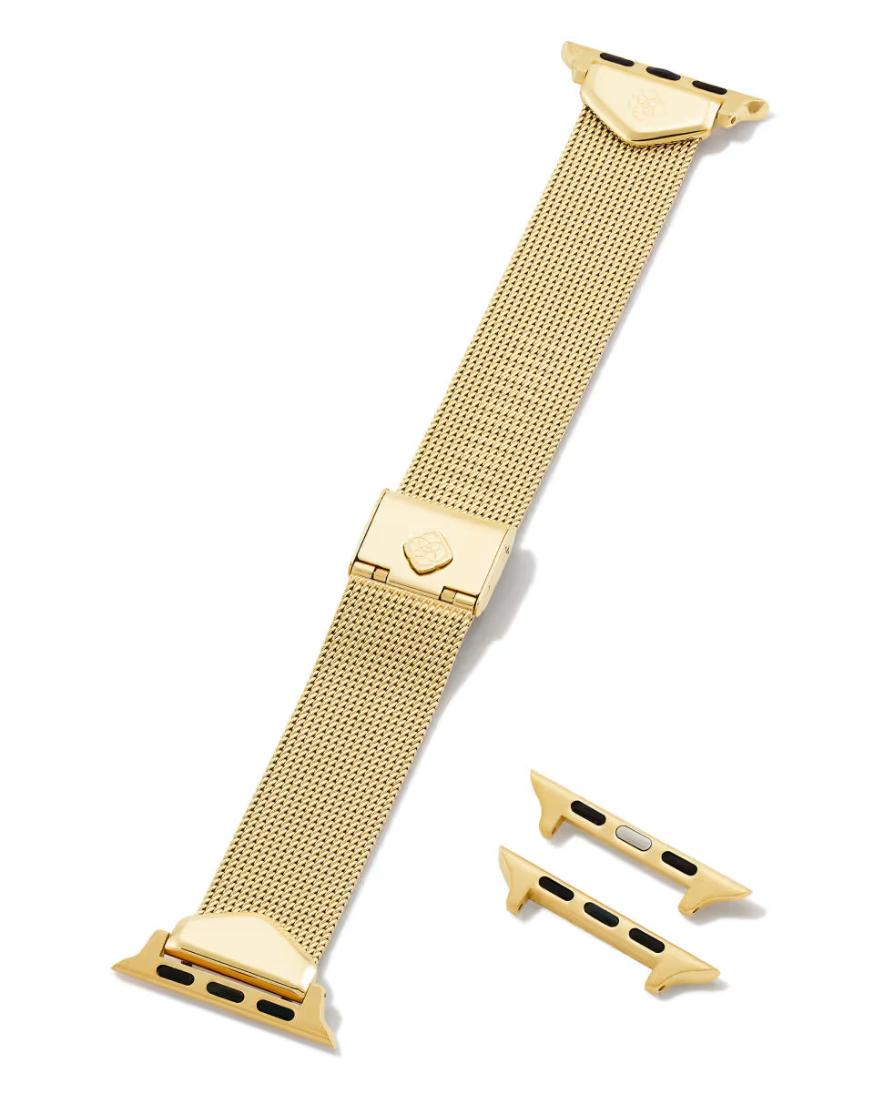 Mia Mesh Watch Band in Silver Stainless Steel