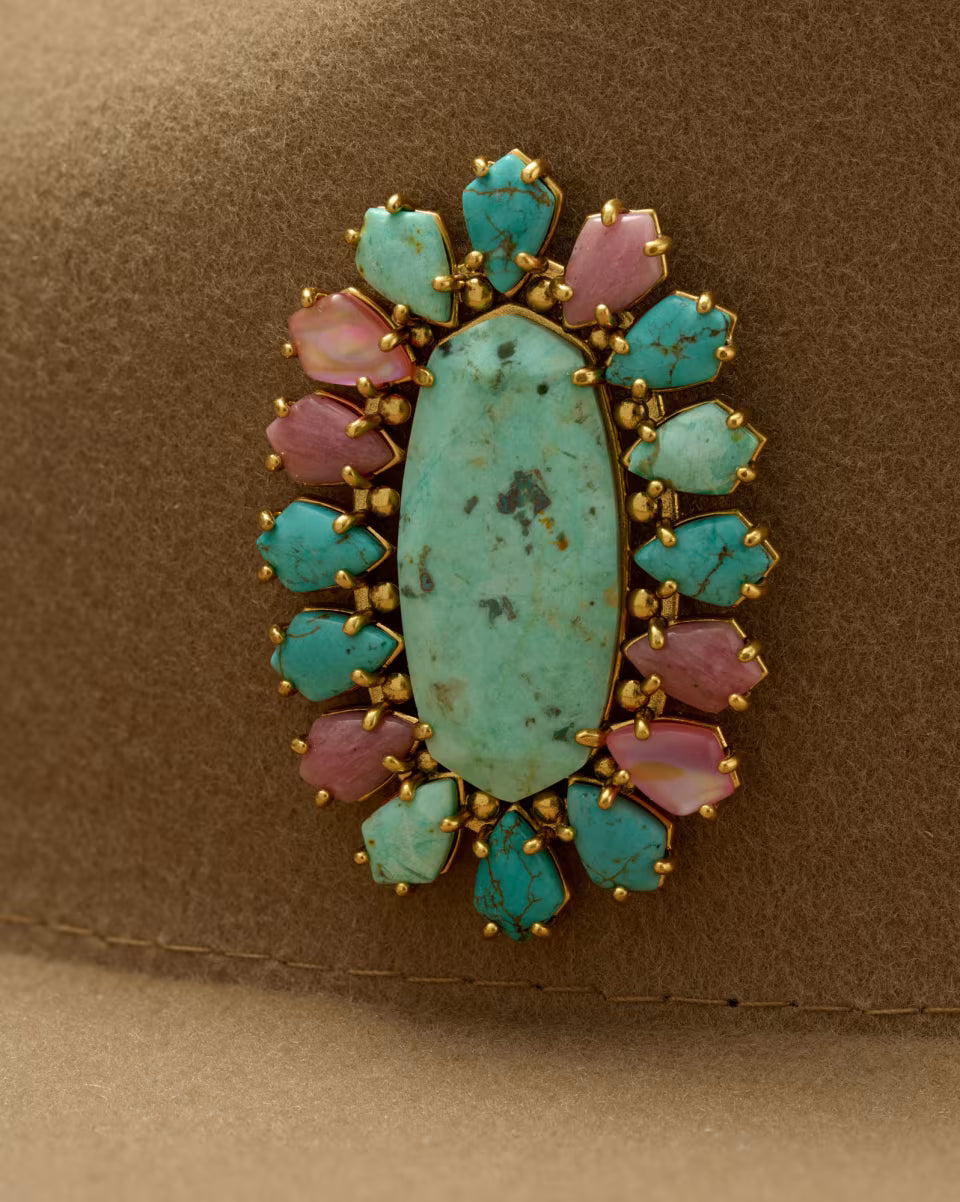 Flynn Vintage Gold Hat Pin