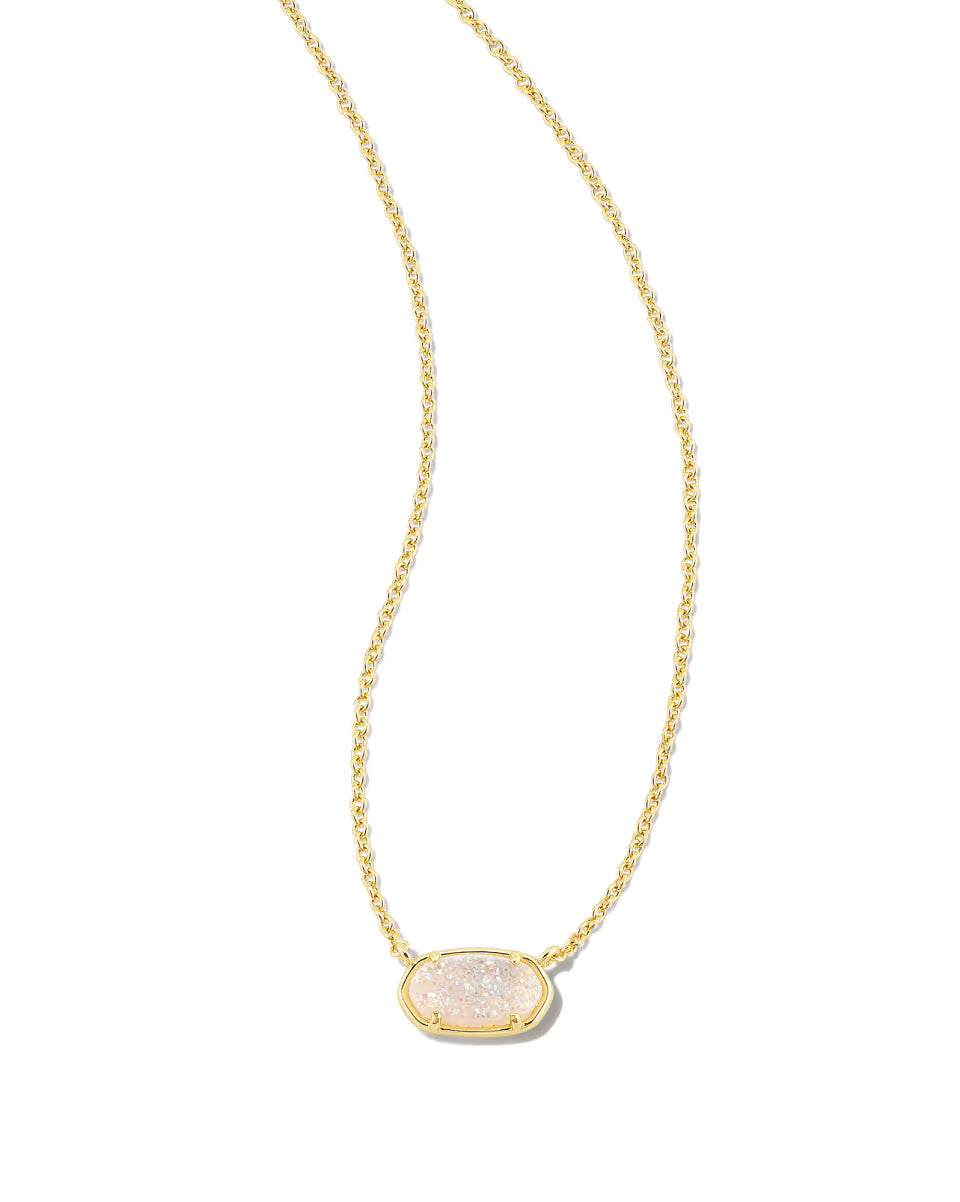 Grayson Gold Pendant Necklace in Ivory Mother-of-Pearl