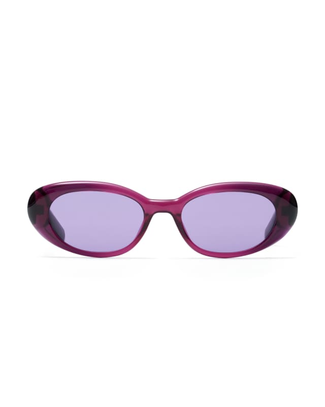 Oval Herringbone Sunglasses