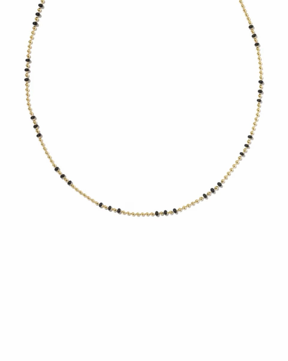 Alice Color Beaded 14k Gold-Filled Chain Necklace