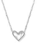 Ari Heart Statement Gold Short Pendant Necklace