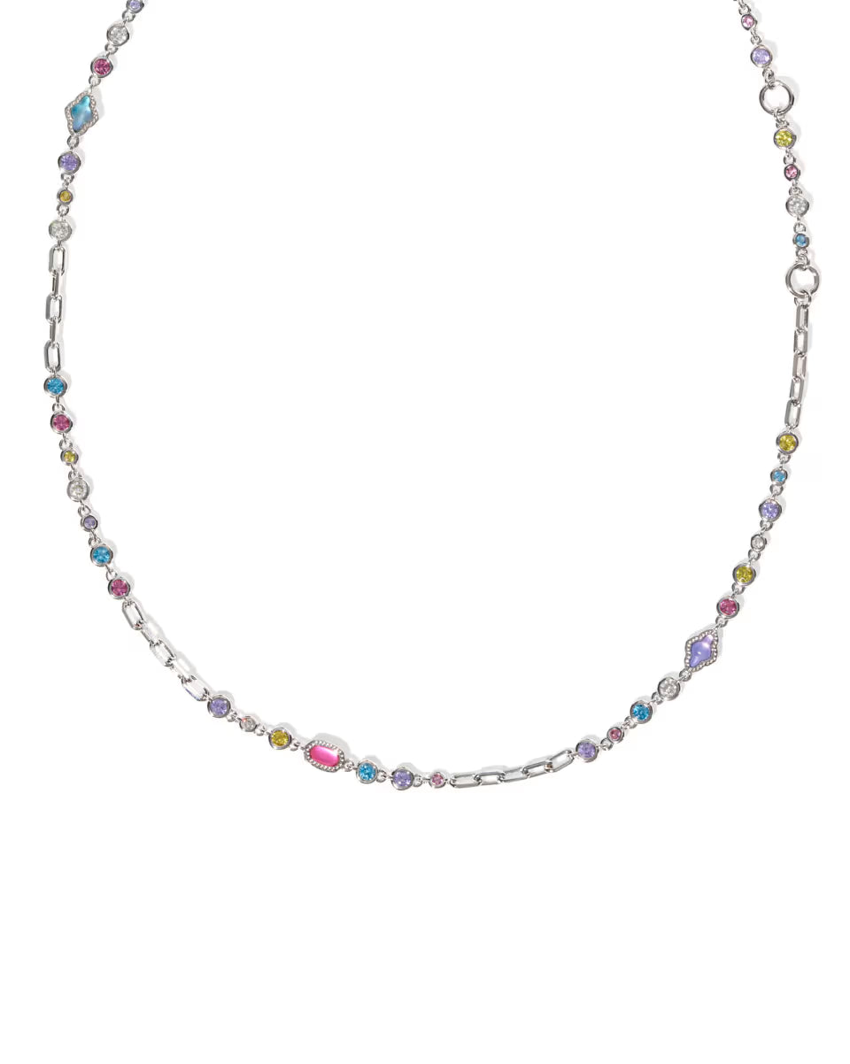 Mini Elisa Abbie Silver Convertible Strand Necklace