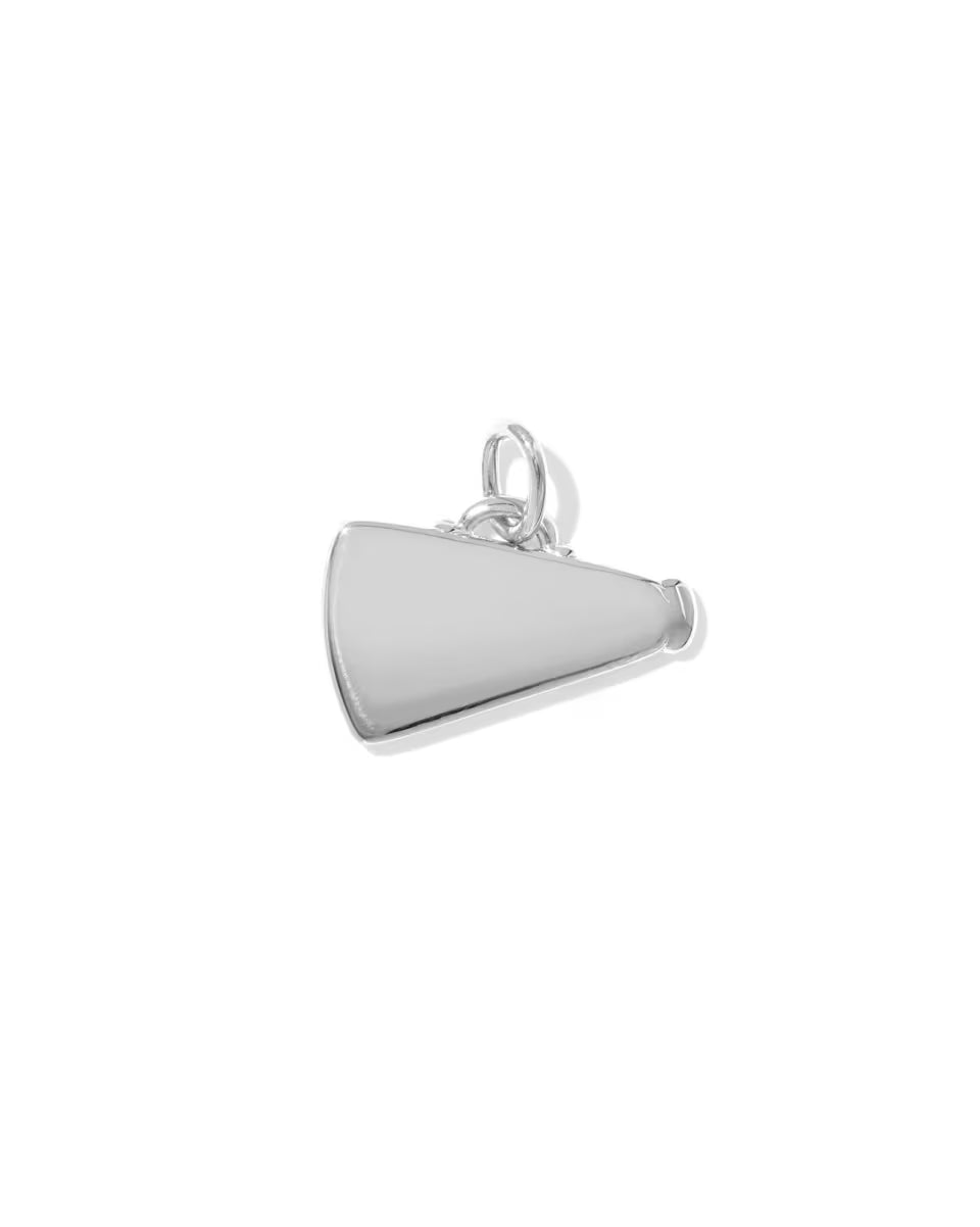 Megaphone Sterling Silver Charm