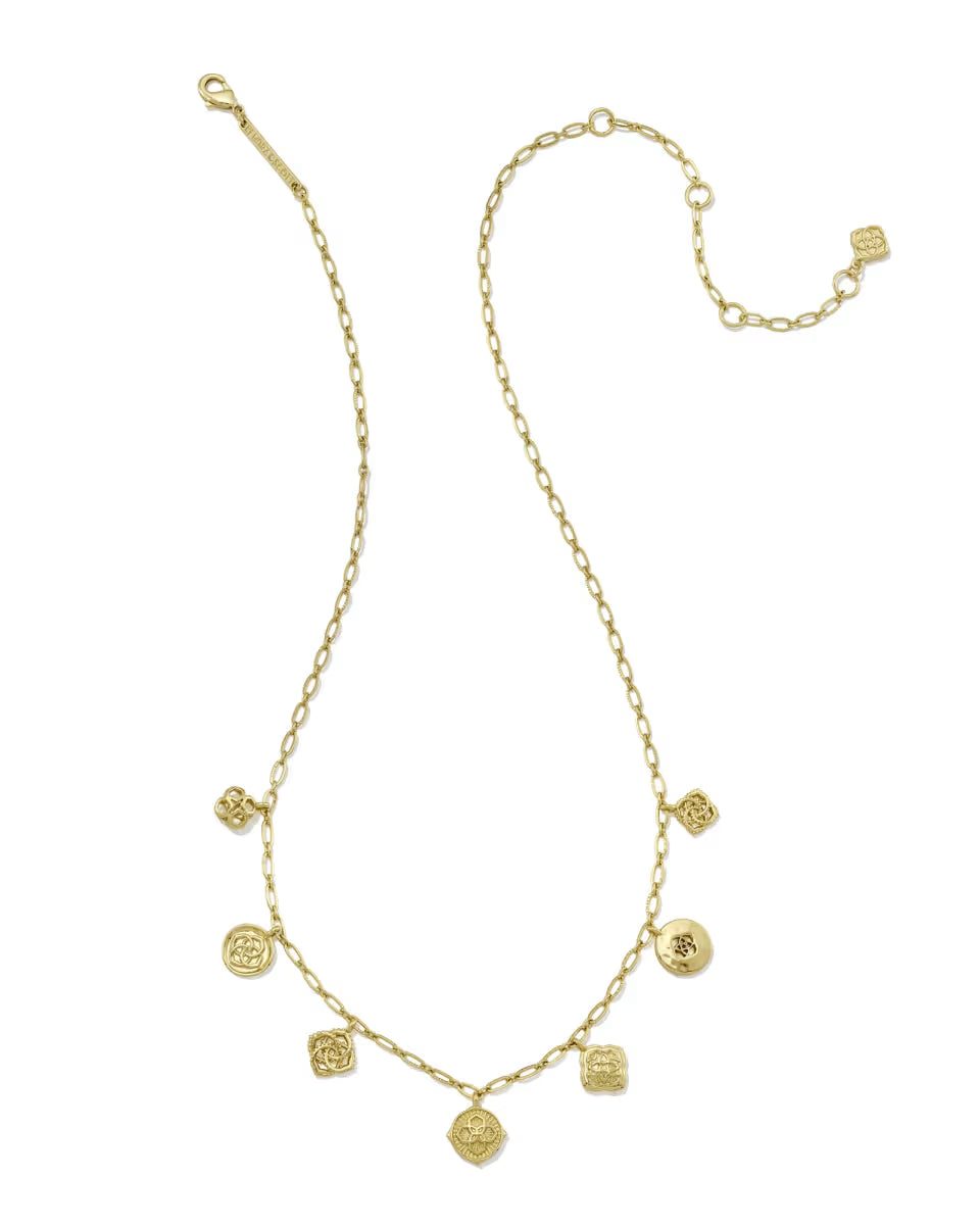 Dira Gold Charm Necklace