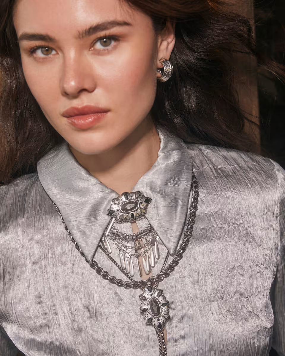 Noble Rope Link and Chain Necklace in Vintage Gold
