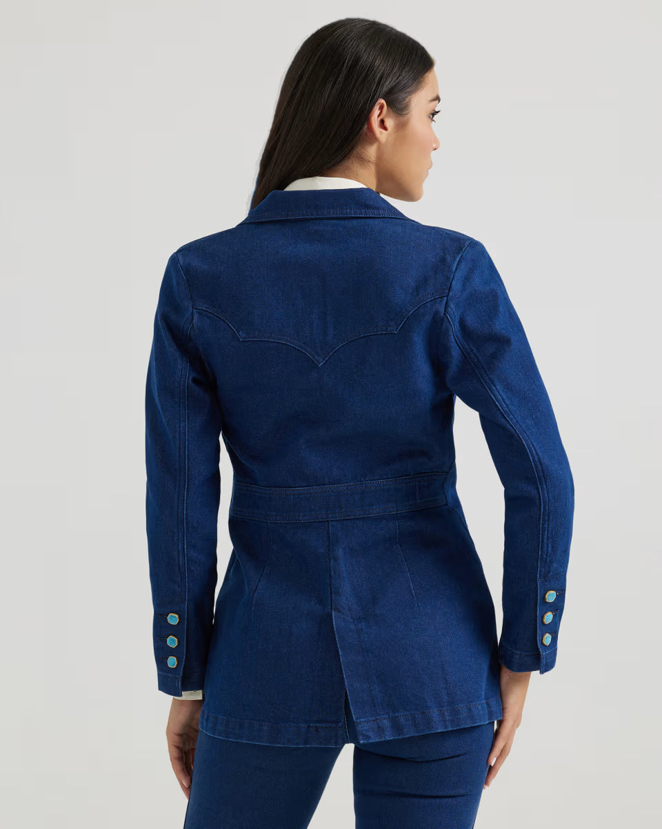 Wrangler® x Yellow Rose by Kendra Scott 70's Fitted Blazer