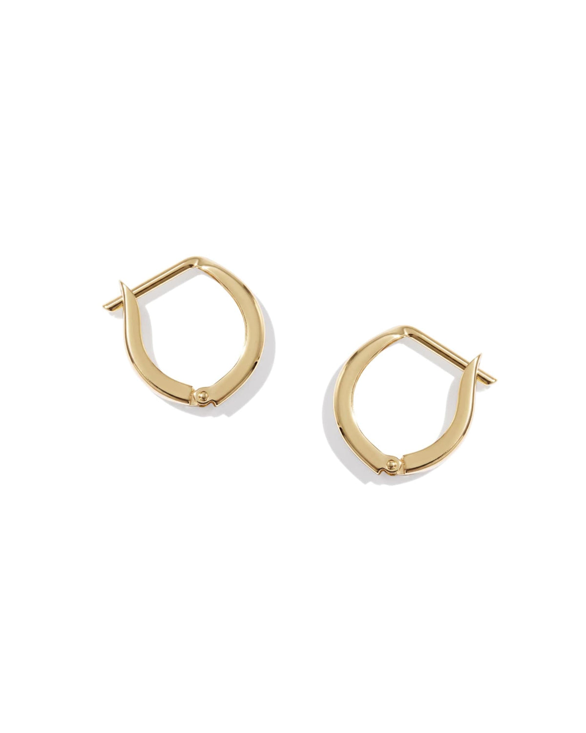 Lorena 14k Gold-Filled Small Metal Huggie Earrings