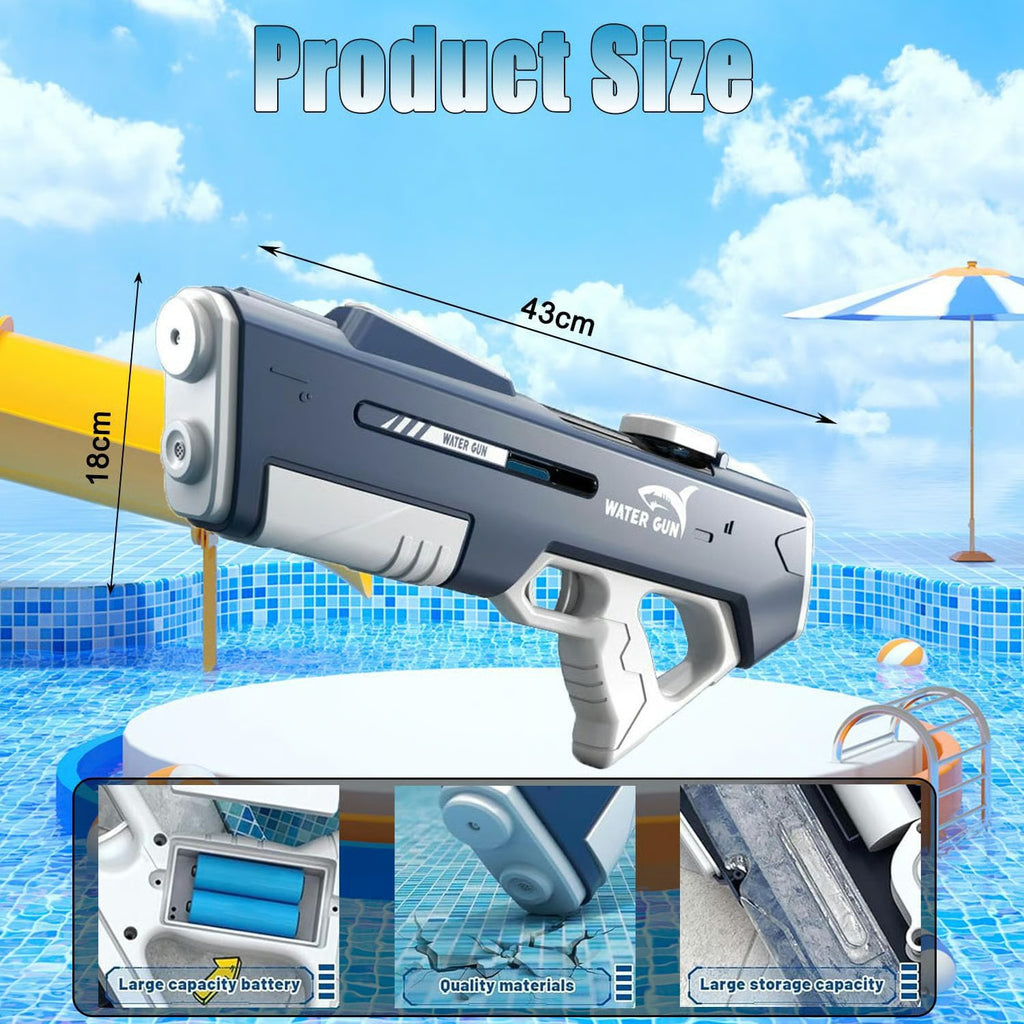 Automatic Water Suction Gun, Waterproof Design