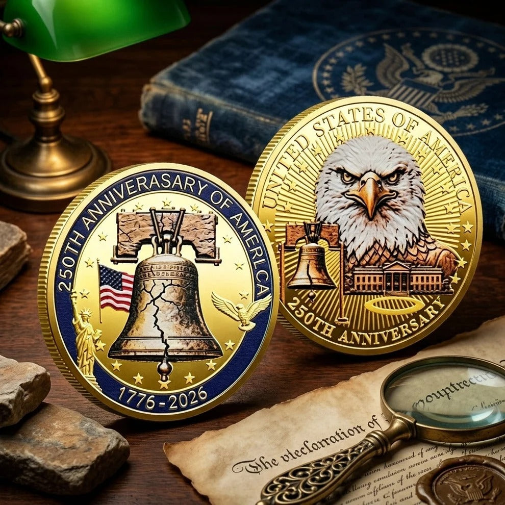 USA 250th Anniversary Commemorative Coin Set (9-Piece)