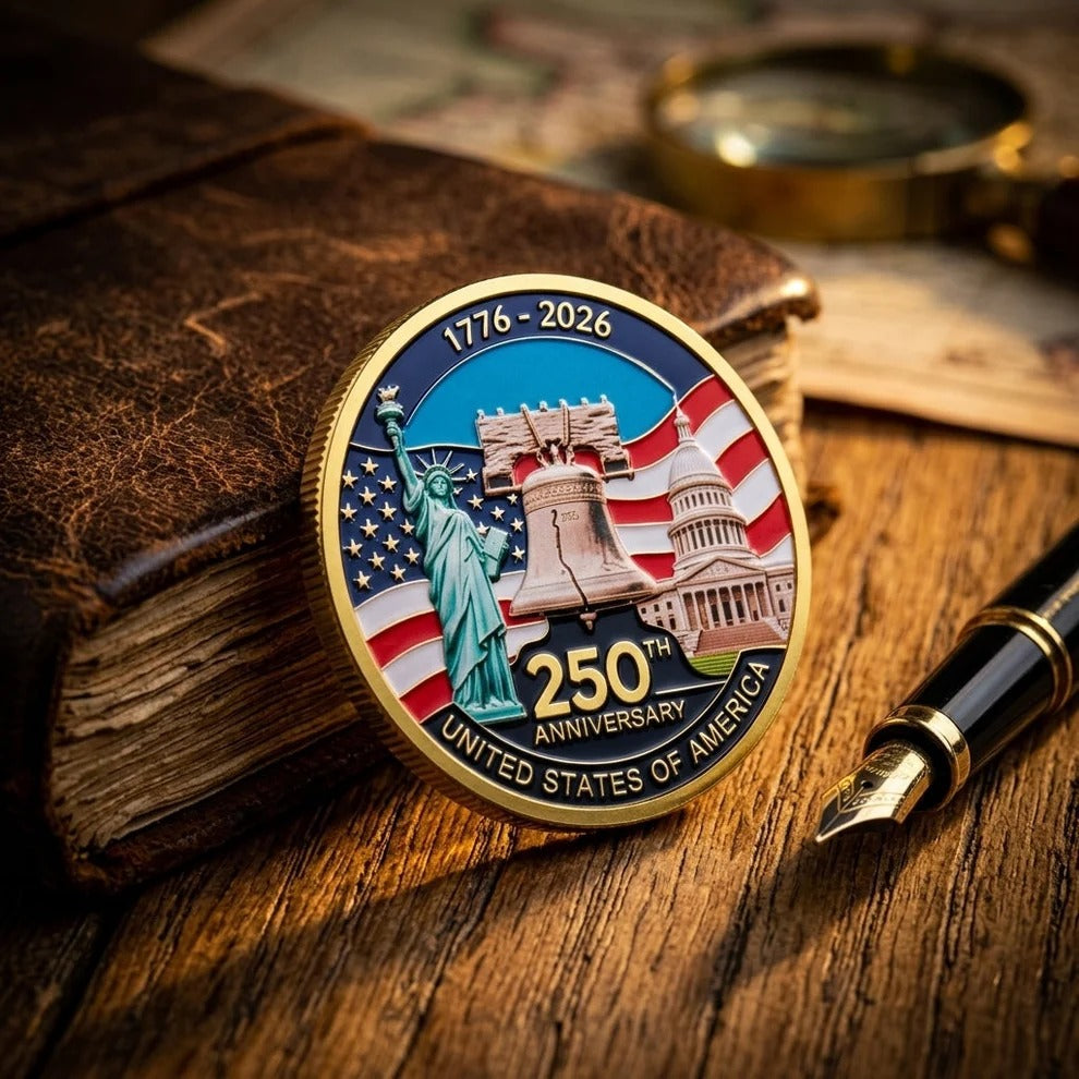USA 250th Anniversary Commemorative Coin Set (9-Piece)