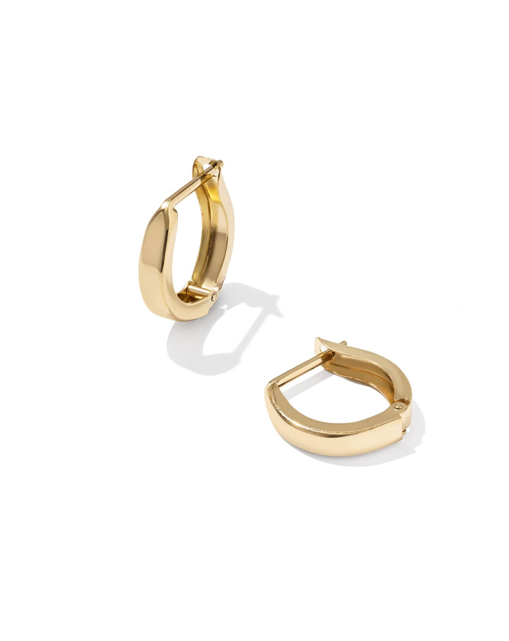 Lorena 14k Gold-Filled Small Metal Huggie Earrings