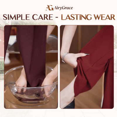 LAST DAY 70% OFF - Perfect Drape High Rise Ultra Soft Pull-On Pants