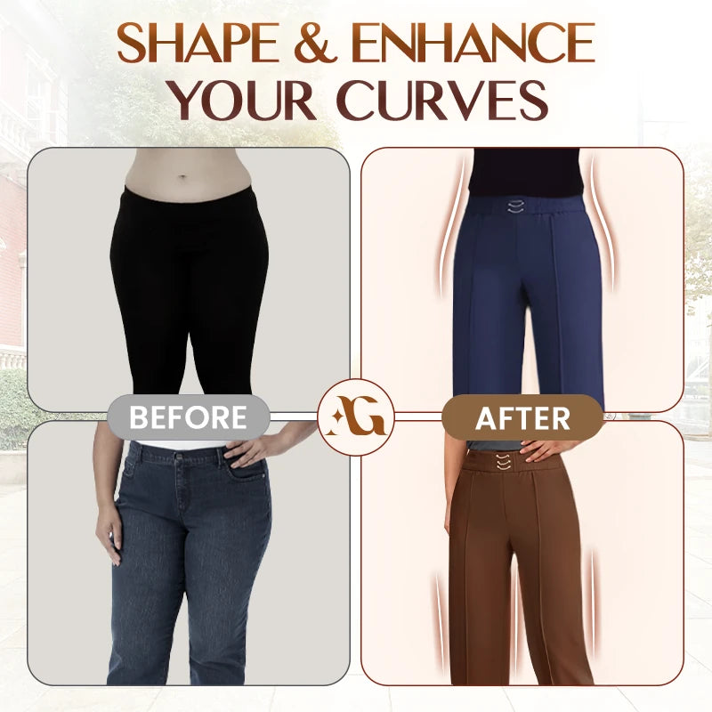 LAST DAY 70% OFF - Perfect Drape High Rise Ultra Soft Pull-On Pants